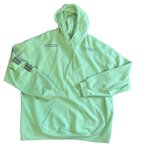 The Mayfair Group It Costs Zero Dollars Barcode Graphic Hoodie - Picture 2 of 9